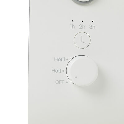 dessiccateur de vêtements 8.5m/s portatif, réchauffeur d'espace de fan de contrôle de la minuterie 1200W